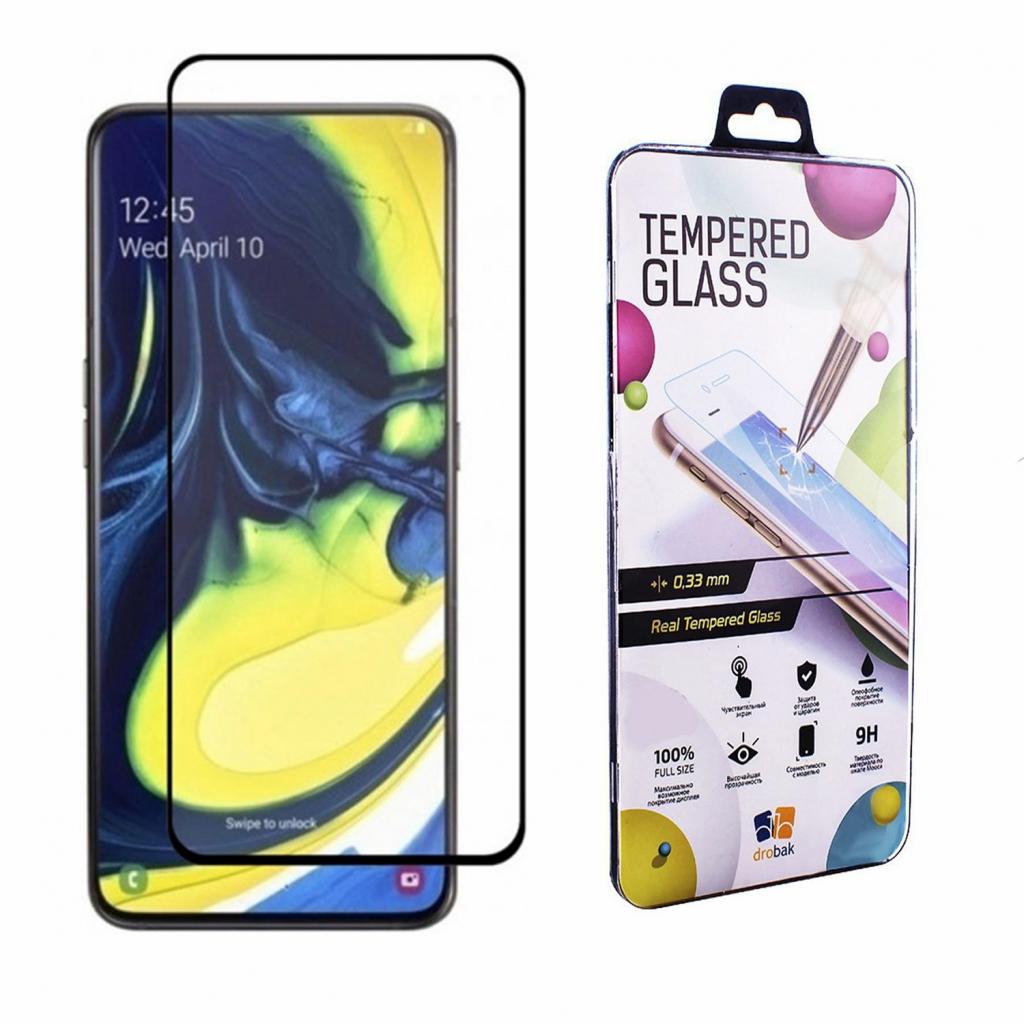 Стекло защитное Drobak Samsung Galaxy A90 (Black) (441632)