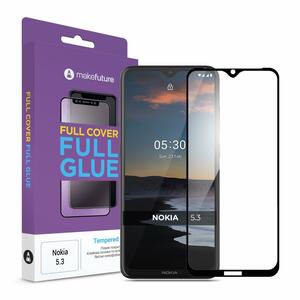 Стекло защитное MakeFuture Nokia 5.3 Full Cover Full Glue (MGF-N53)