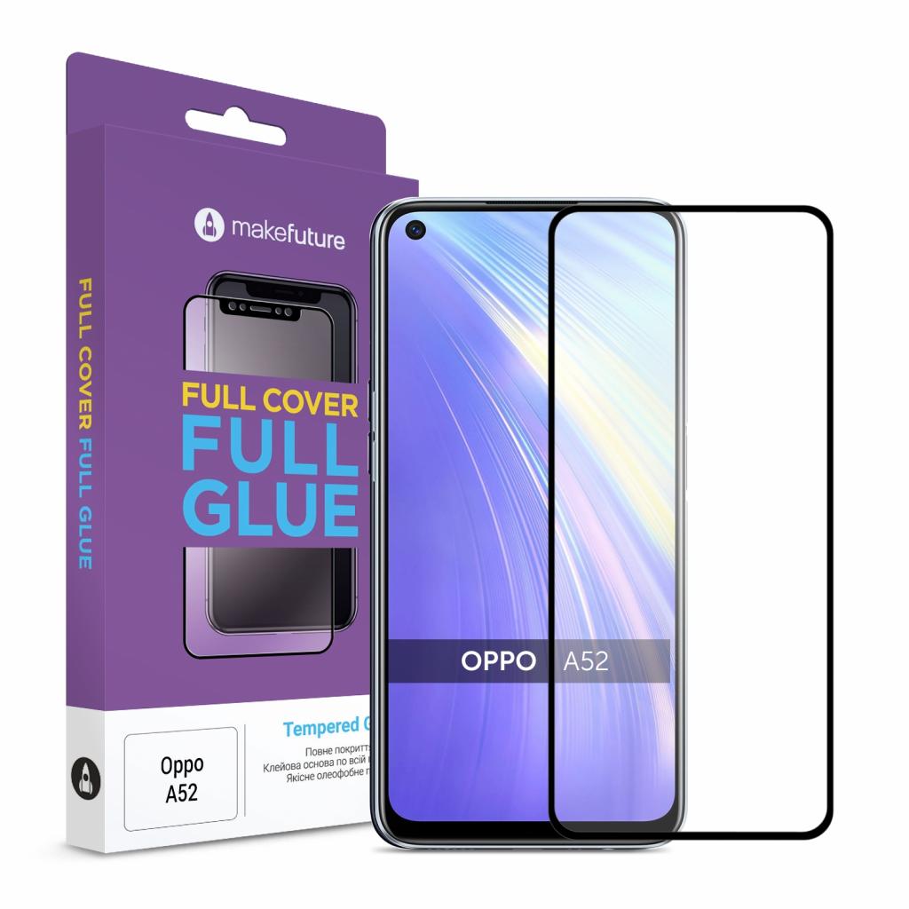 Стекло защитное MakeFuture Oppo A52 Full Cover Full Glue (MGF-OPA52)