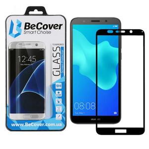 Стекло защитное BeCover Huawei Y5 2018 Black (702754)