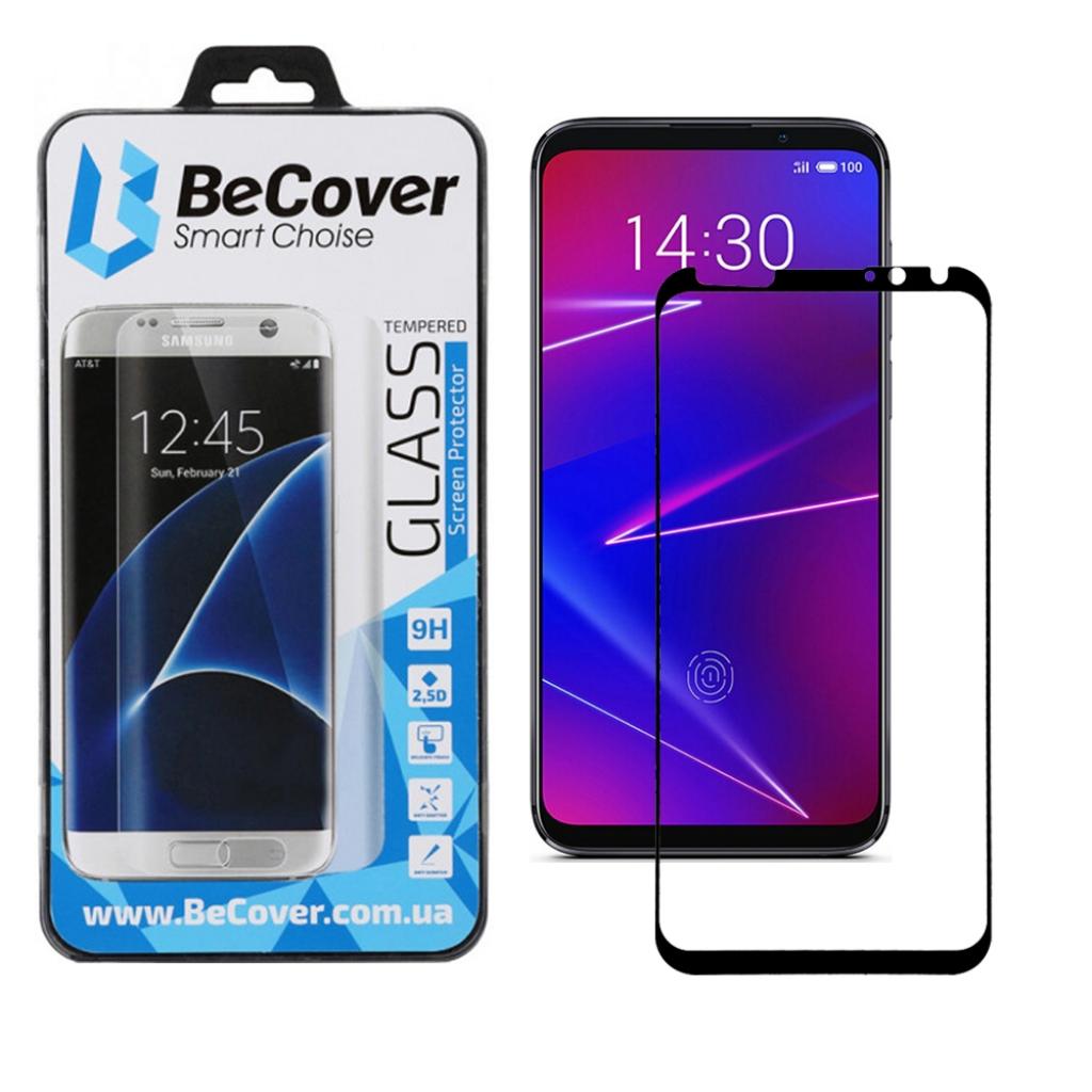 Стекло защитное BeCover Meizu 16x Black (704554)