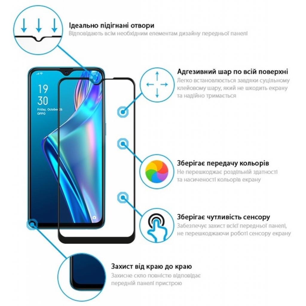 Стекло защитное Global Full Glue Oppo A12 (black) (1283126503061) - 1