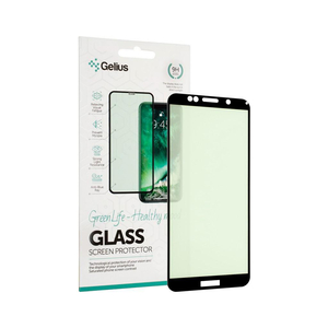 Стекло защитное Gelius Green Life for Huawei Y5P Black (00000080295)