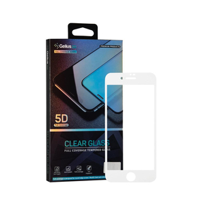 Стекло защитное Gelius Pro 5D Clear Glass for iPhone 7/8 White (00000070943)