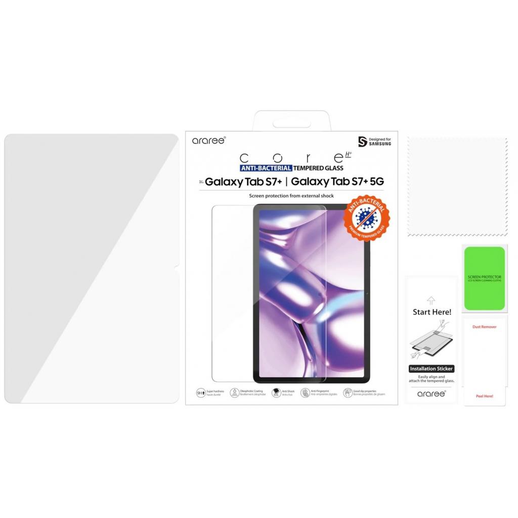 Стекло защитное Samsung Glass Galaxy Tab S7+ (T970) Transparent (GP-TTT976KDATW) - 2
