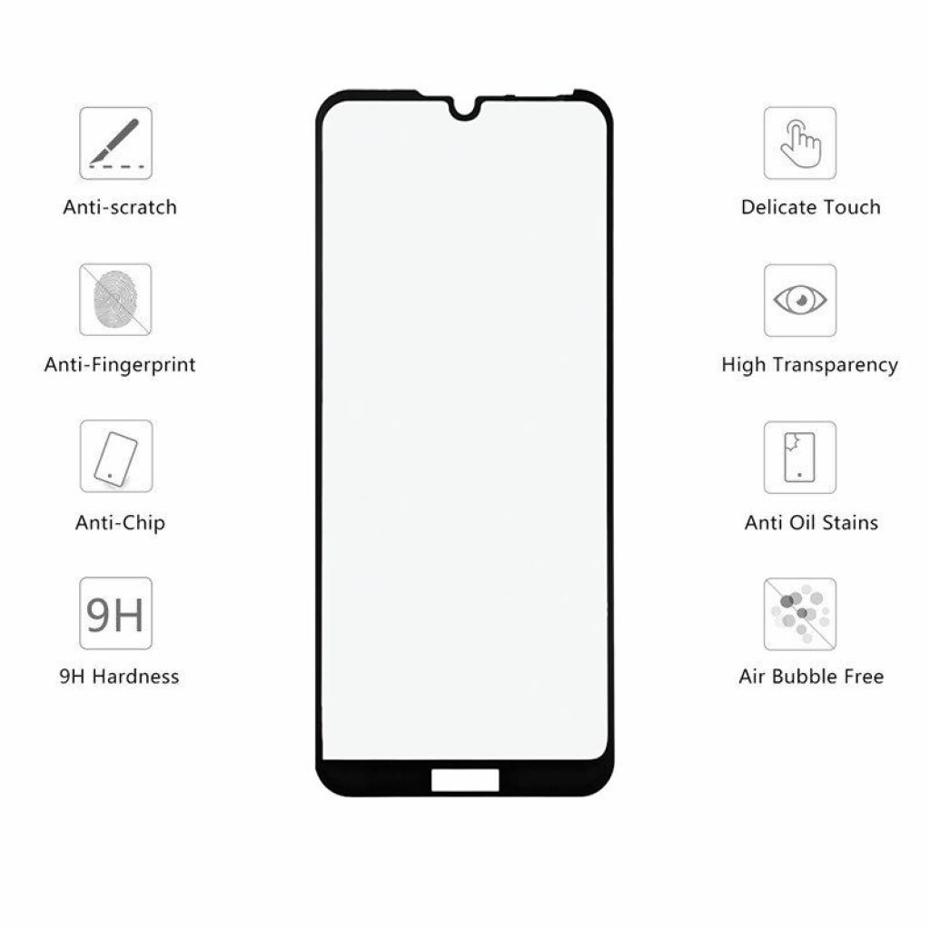 Стекло защитное Drobak Huawei Y6s (Black) (454516) (454516) - 2