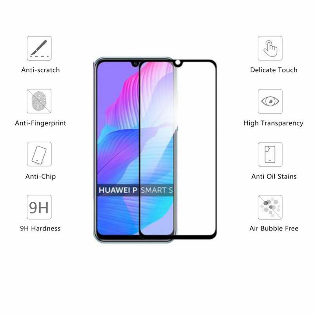 Стекло защитное Drobak Huawei P Smart S Full Cover Full Glue (Black) (222218) (222218) - 1