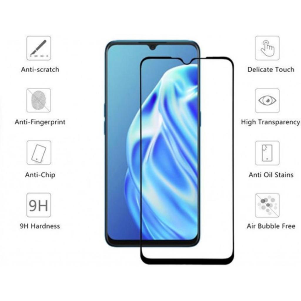 Стекло защитное Drobak OPPO A91 Full Cover Full Glue (Black) (222221) (222221) - 1