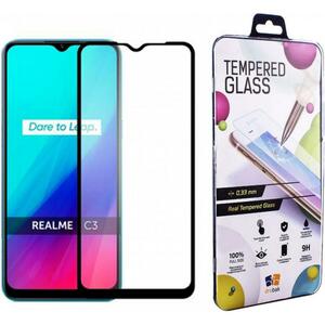 Стекло защитное Drobak Realme C3 Full Cover Full Glue (Black) (222224) (222224)