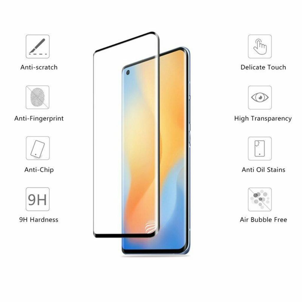 Стекло защитное Drobak Vivo X50 Pro Full Cover Full Glue (Black) (222228) (222228) - 1 Стекло защитное Drobak Vivo X50 Pro Full Cover Full Glue (Black) (222228) (222228) - 1