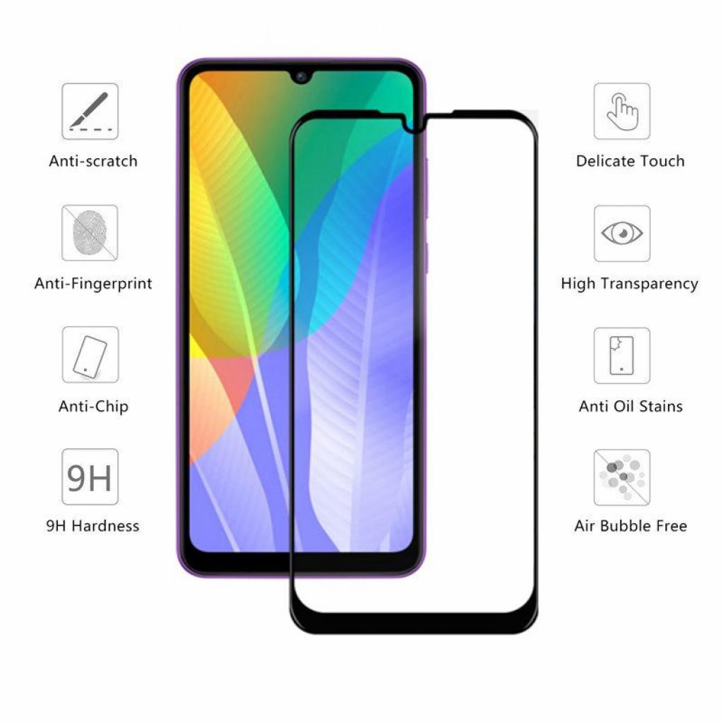 Стекло защитное Drobak Huawei Y6p (Black) (121286) (121286) - 1