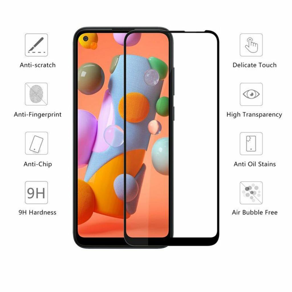 Стекло защитное Drobak Samsung A11 (Black) (121276) (121276) - 1