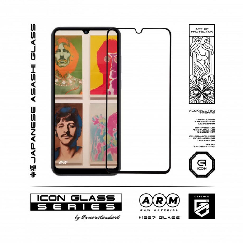 Стекло защитное Armorstandart Icon Huawei Y6p Black (ARM56792) - 1