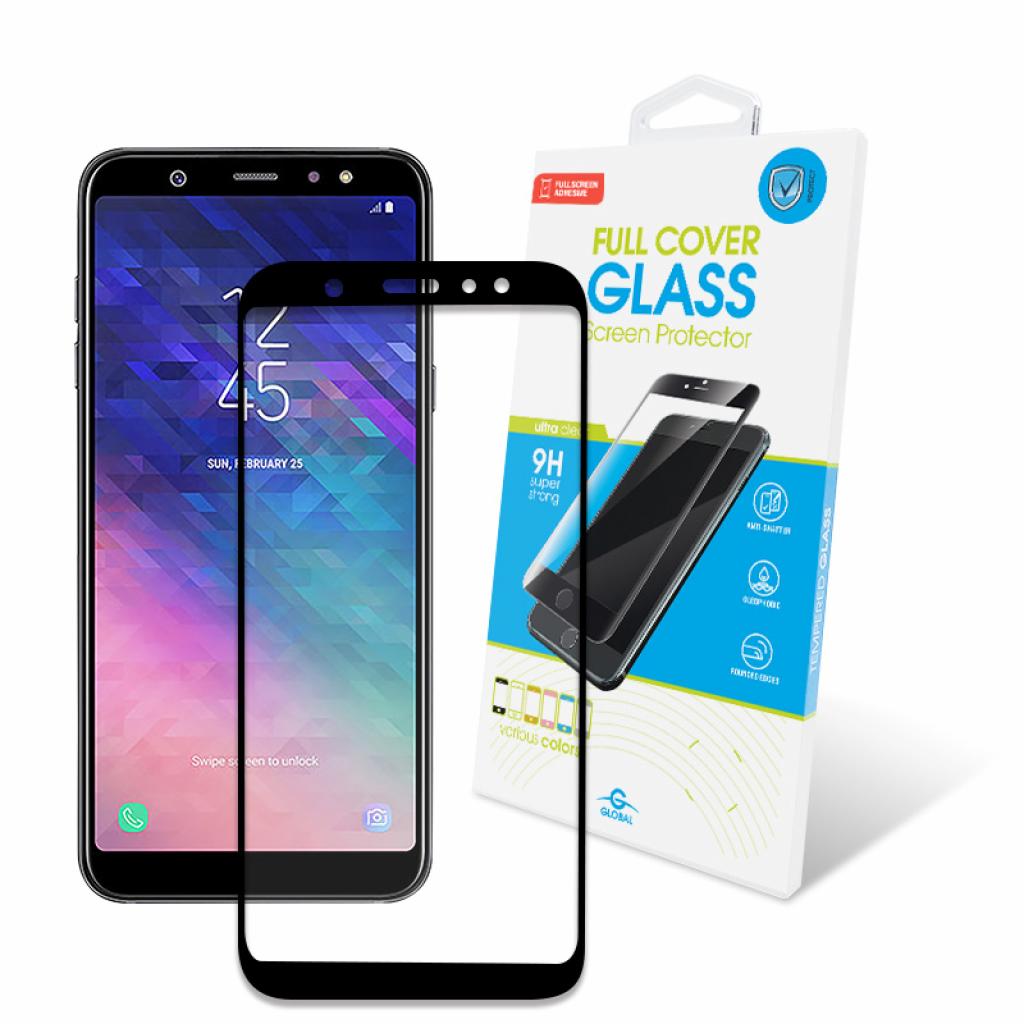 Стекло защитное Global Full Glue Samsung A6+ (1283126489358)
