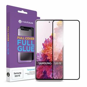 Стекло защитное MakeFuture Samsung S20 FE Full Cover Full Glue (MGF-SS20FE)