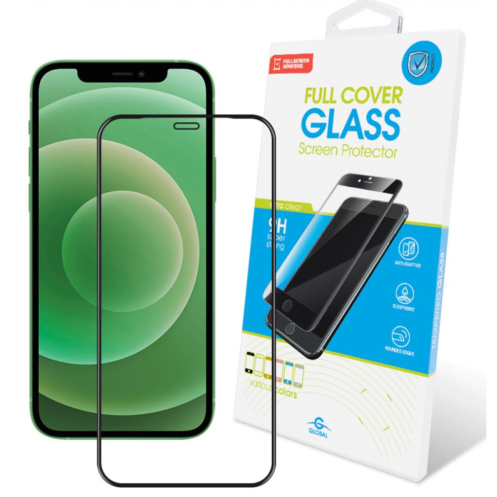 Стекло защитное Global Full Glue Apple Iphone 12 mini (black) (1283126506376)
