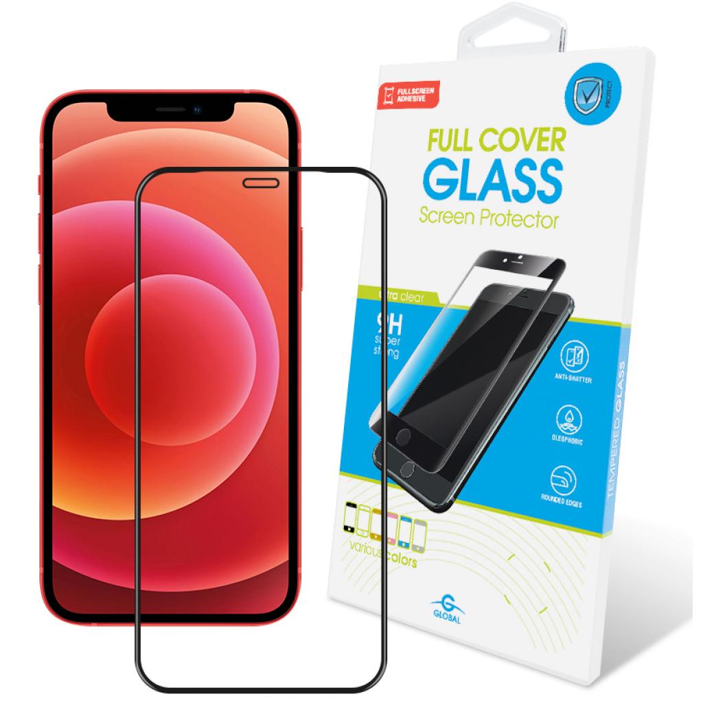 Стекло защитное Global Full Glue Apple Iphone 12 Pro Max (black) (1283126506390)