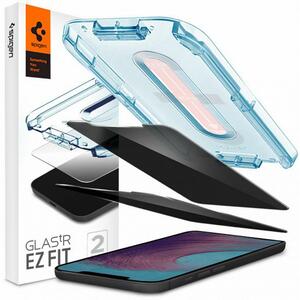 Стекло защитное Spigen iPhone 12 Pro Max Glas tR EZ Fit (Privacy) (2Pack) (AGL01793)