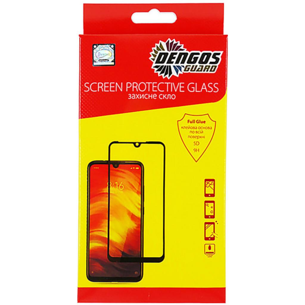 Стекло защитное Dengos Full Glue Privacy Samsung Galaxy А71, black frame (TGFGP-21)
