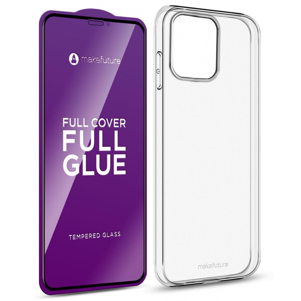 Стекло защитное MakeFuture Apple iPhone 12 Pro Max + case Air (MSFA-AI12PM)