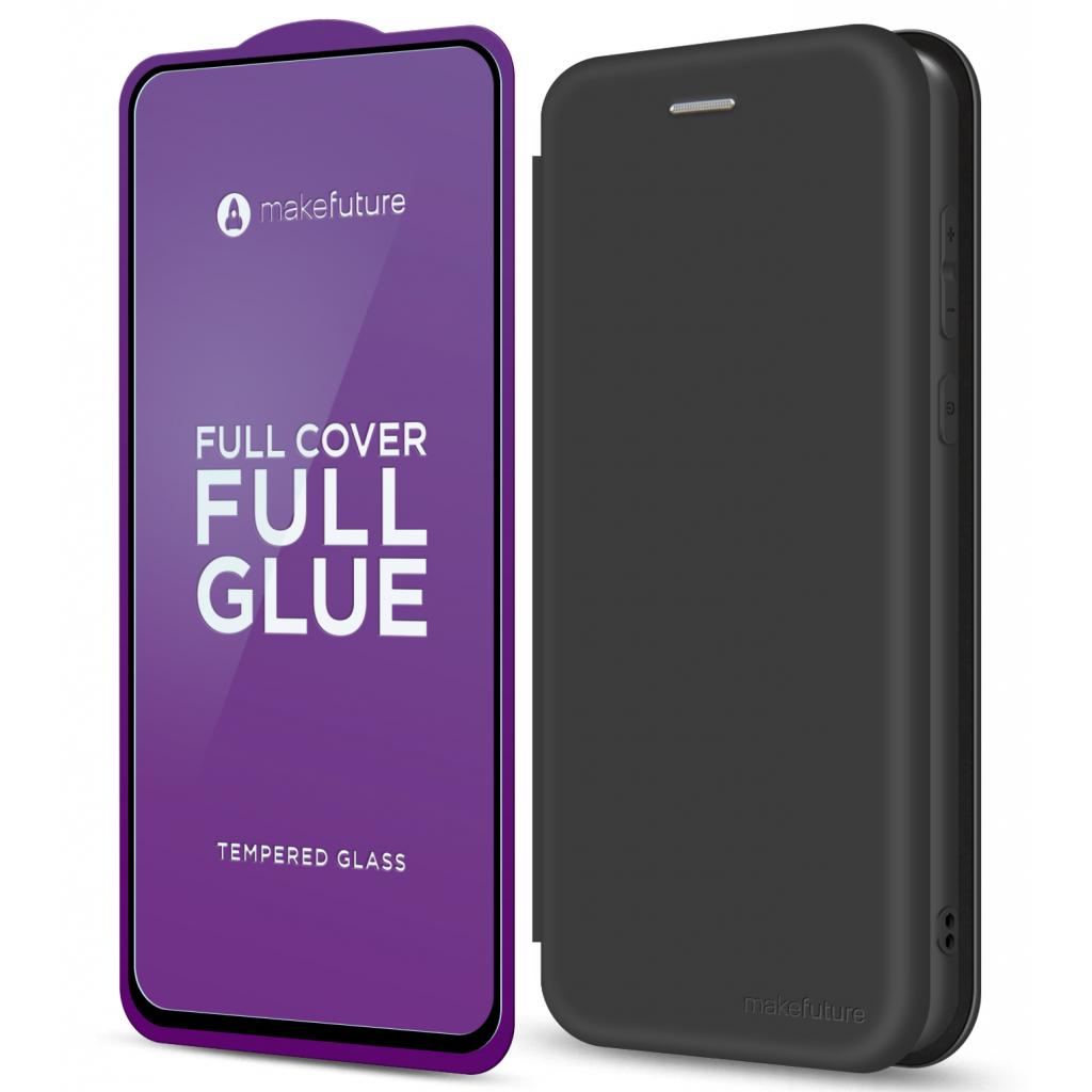 Стекло защитное MakeFuture Samsung A21s + case Flip Flack (MSFP-SA21SBK)