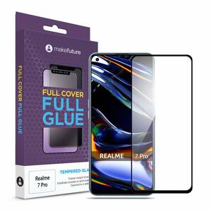 Стекло защитное MakeFuture Realme 7 Pro Full Cover Full Glue (MGF-R7P)