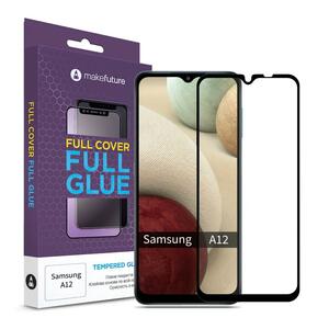 Стекло защитное MakeFuture Samsung A12 Full Cover Full Glue (MGF-SA12)