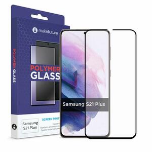 Стекло защитное MakeFuture Samsung S21 Plus Polymer Glass (MGP-SS21P)