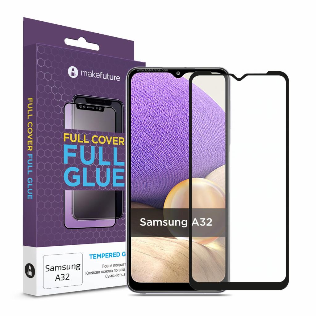 Стекло защитное MakeFuture Samsung A32 Full Cover Full Glue (MGF-SA32) Стекло защитное MakeFuture Samsung A32 Full Cover Full Glue (MGF-SA32)