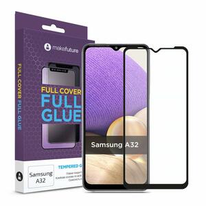 Стекло защитное MakeFuture Samsung A32 Full Cover Full Glue (MGF-SA32)