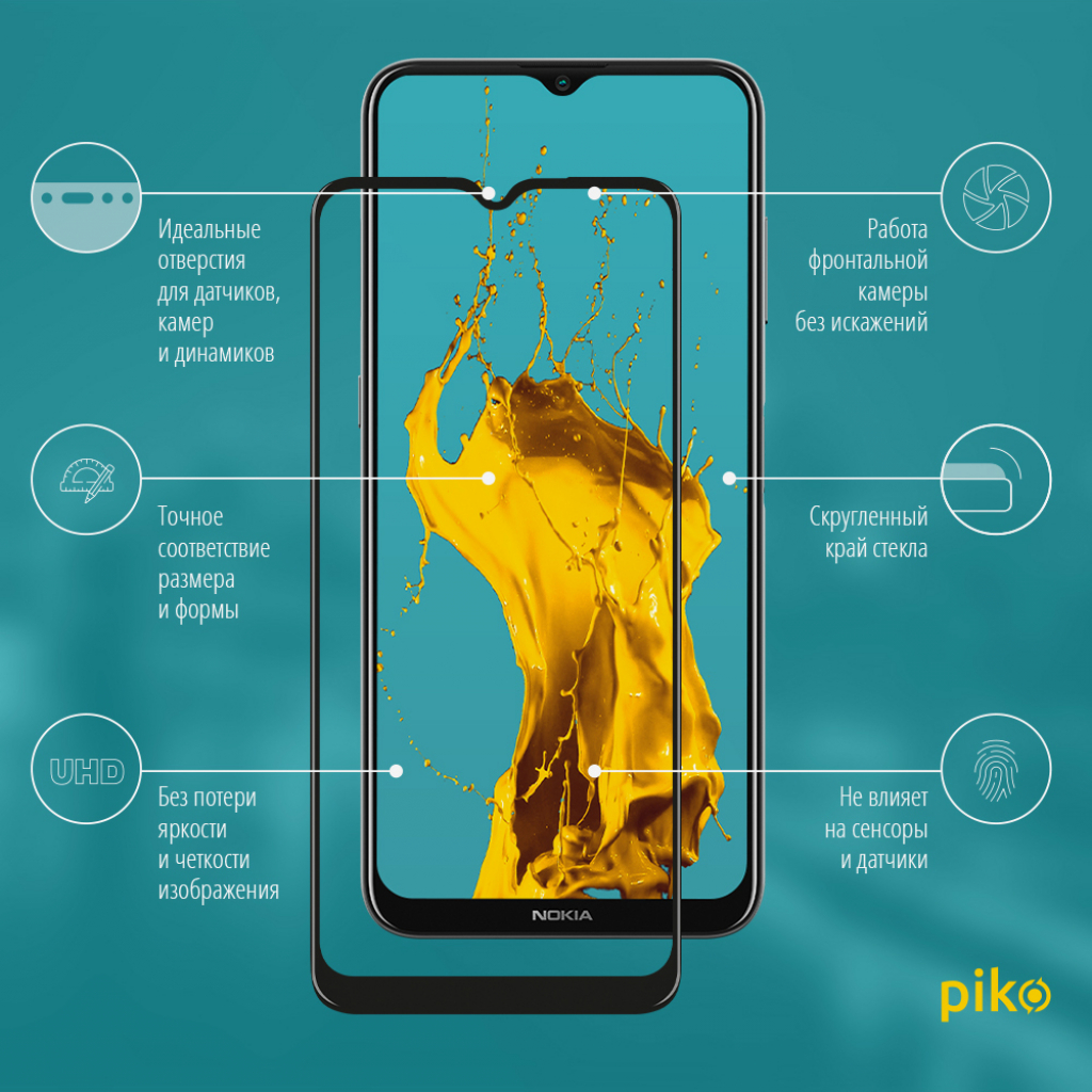 Стекло защитное Piko Full Glue Nokia G10/G20 (1283126512384) - 1 Стекло защитное Piko Full Glue Nokia G10/G20 (1283126512384) - 1
