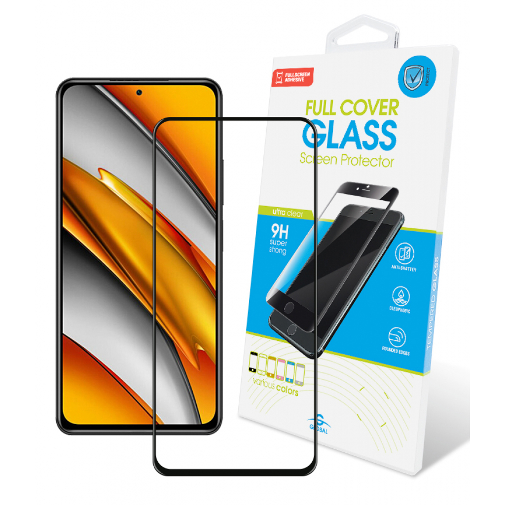 Стекло защитное Global Full Glue Xiaomi Poco F3 (1283126511882)