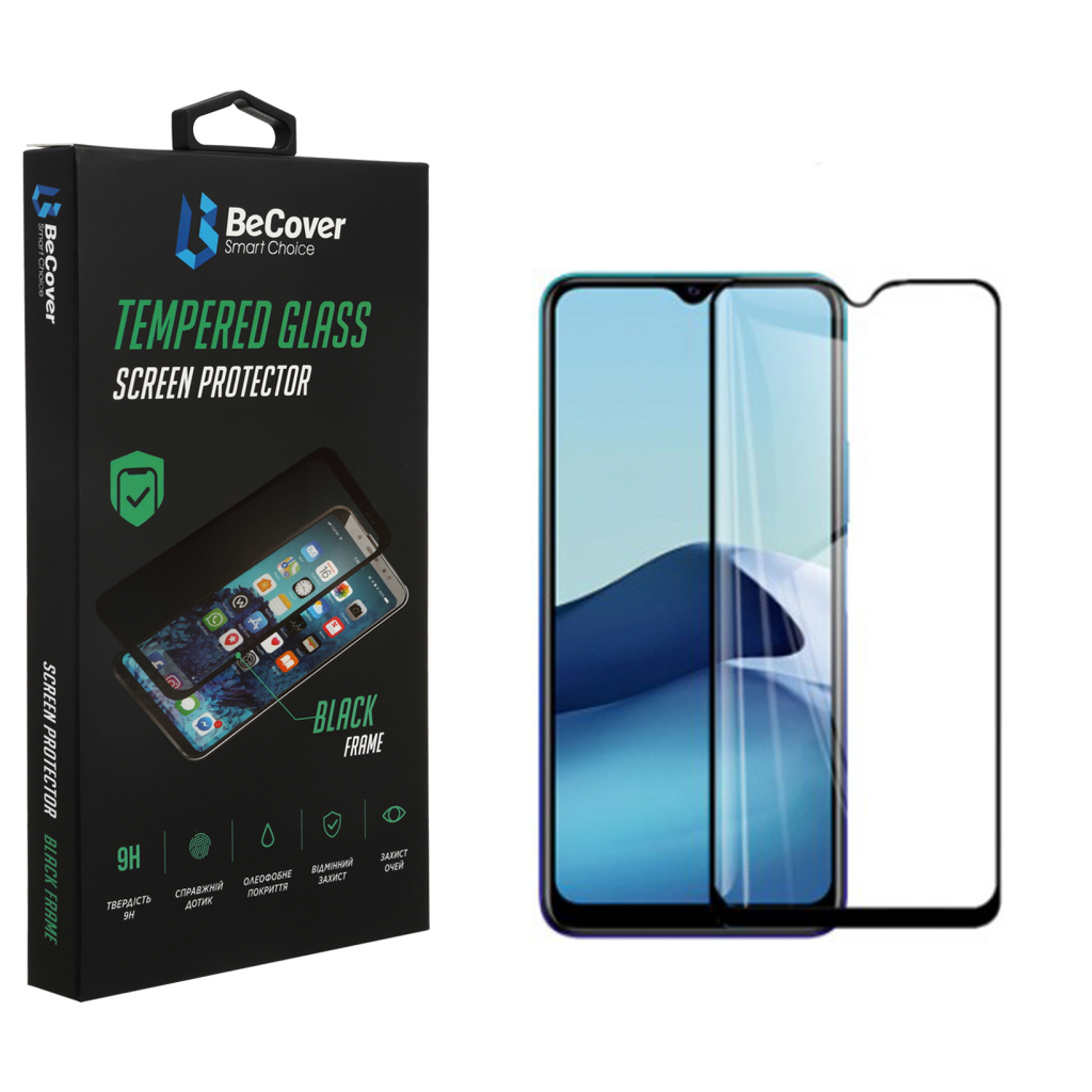 Стекло защитное BeCover Vivo Y20 Black (706485) Стекло защитное BeCover Vivo Y20 Black (706485)