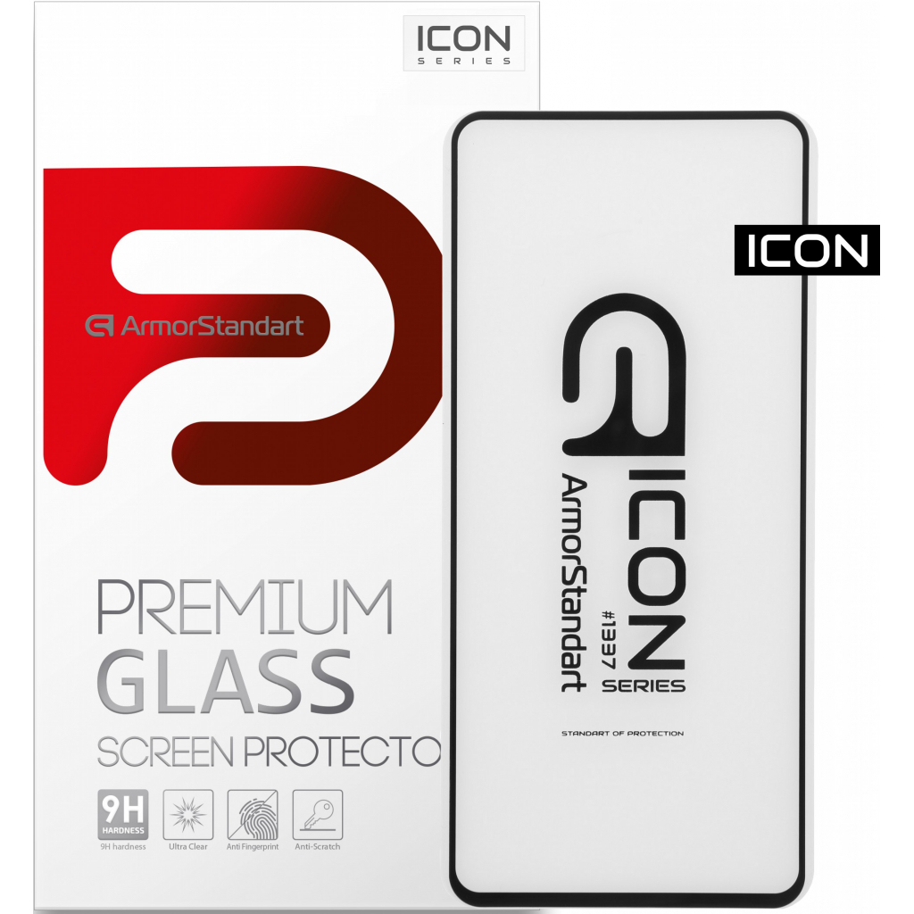 Стекло защитное Armorstandart Icon Xiaomi Mi 10T/Mi 10T Pro Black (ARM57360)