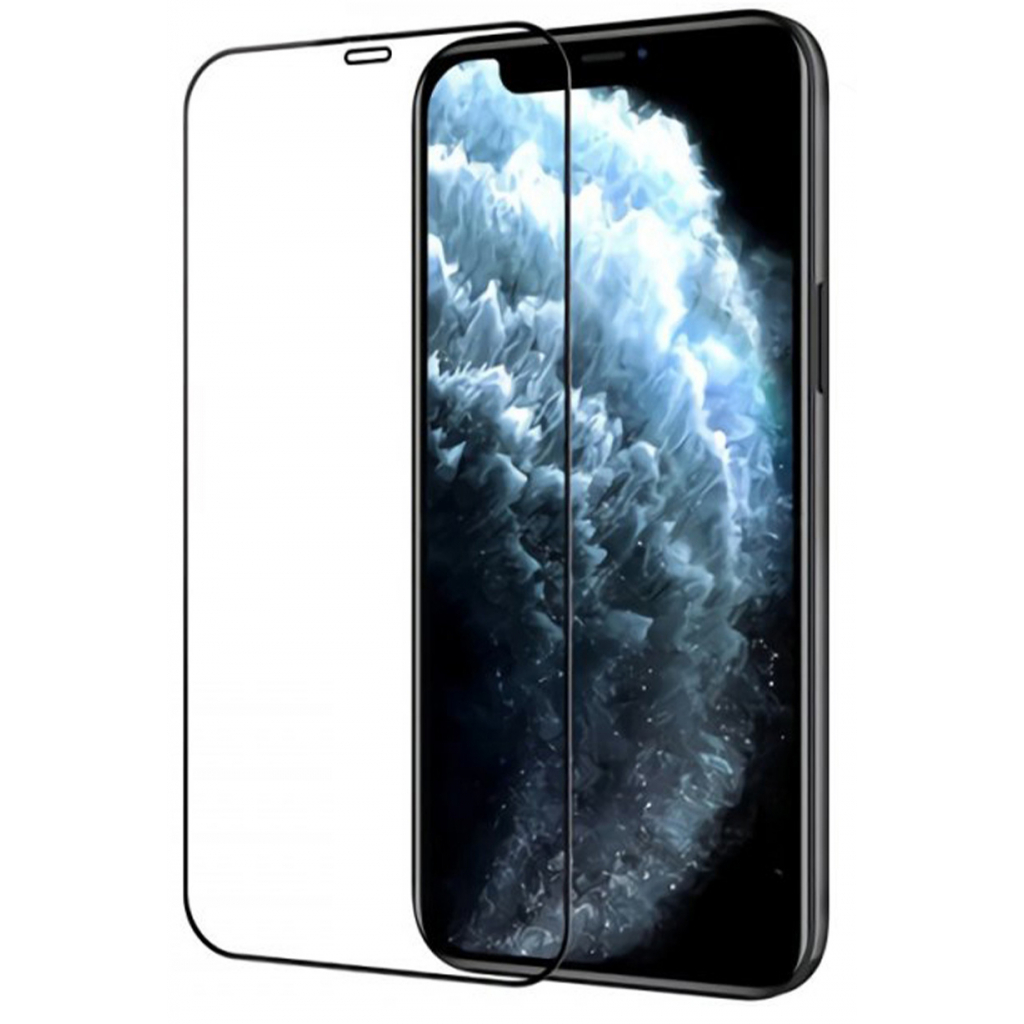 Стекло защитное BeCover Apple iPhone 13 / 13 Pro Black (706663) - 1