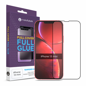 Стекло защитное MakeFuture Apple iPhone 13 mini Full Cover Full Glue (MGF-AI13M)
