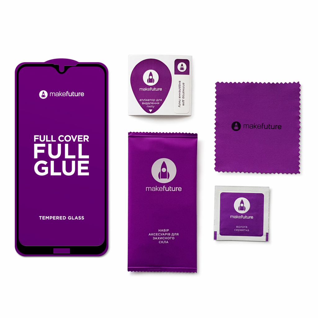 Стекло защитное MakeFuture Nokia C20 Full Cover Full Glue (MGF-NC20) - 1