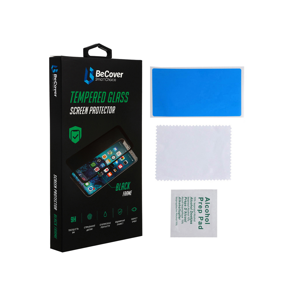 Стекло защитное BeCover Google Pixel 4A 5G Black (706782) - 1 Стекло защитное BeCover Google Pixel 4A 5G Black (706782) - 1