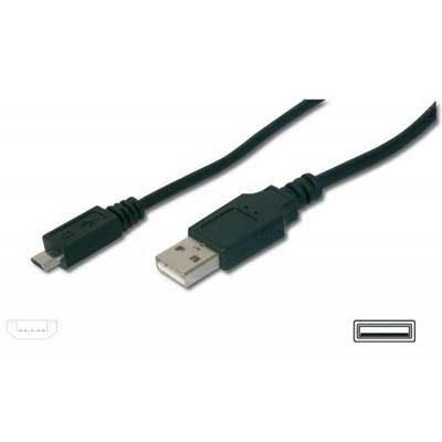 Дата кабель Digitus Micro USB2.0, type B, 1.8m (AK-300110-018-S)