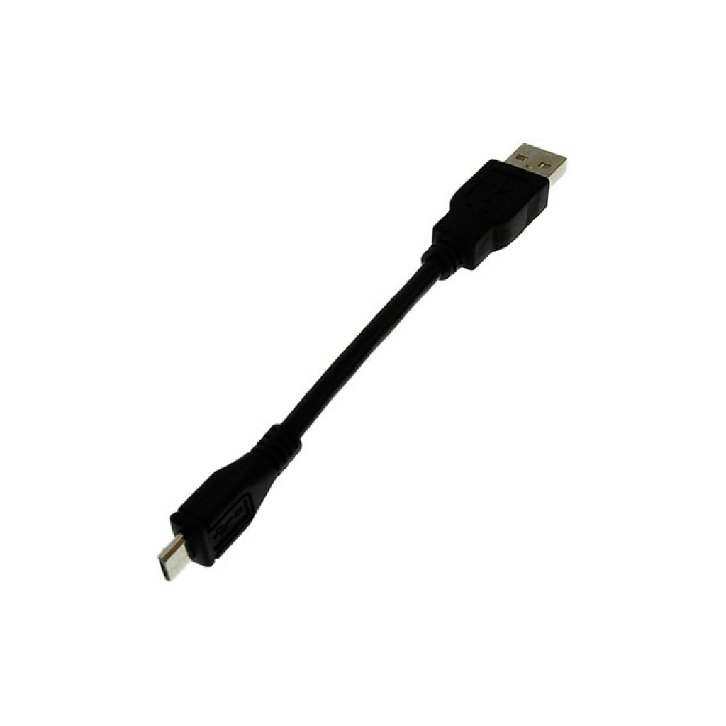 Дата кабель USB 2.0 AM to Micro 5P 0.1m Drobak (212672) - 1