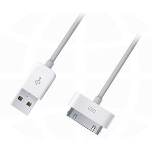 Дата кабель USB 2.0 AM to Apple 30pin 0.3m MSH-CA-001 Global (1283126452130)