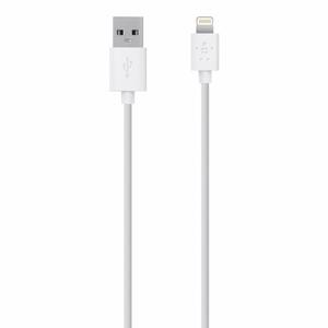 Дата кабель USB 2.0 AM to Lightning 2.0m White Belkin (F8J023bt2M-WHT)
