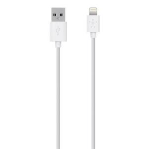 Дата кабель USB 2.0 AM to Lightning 3.0m White Belkin (F8J023bt3M-WHT)