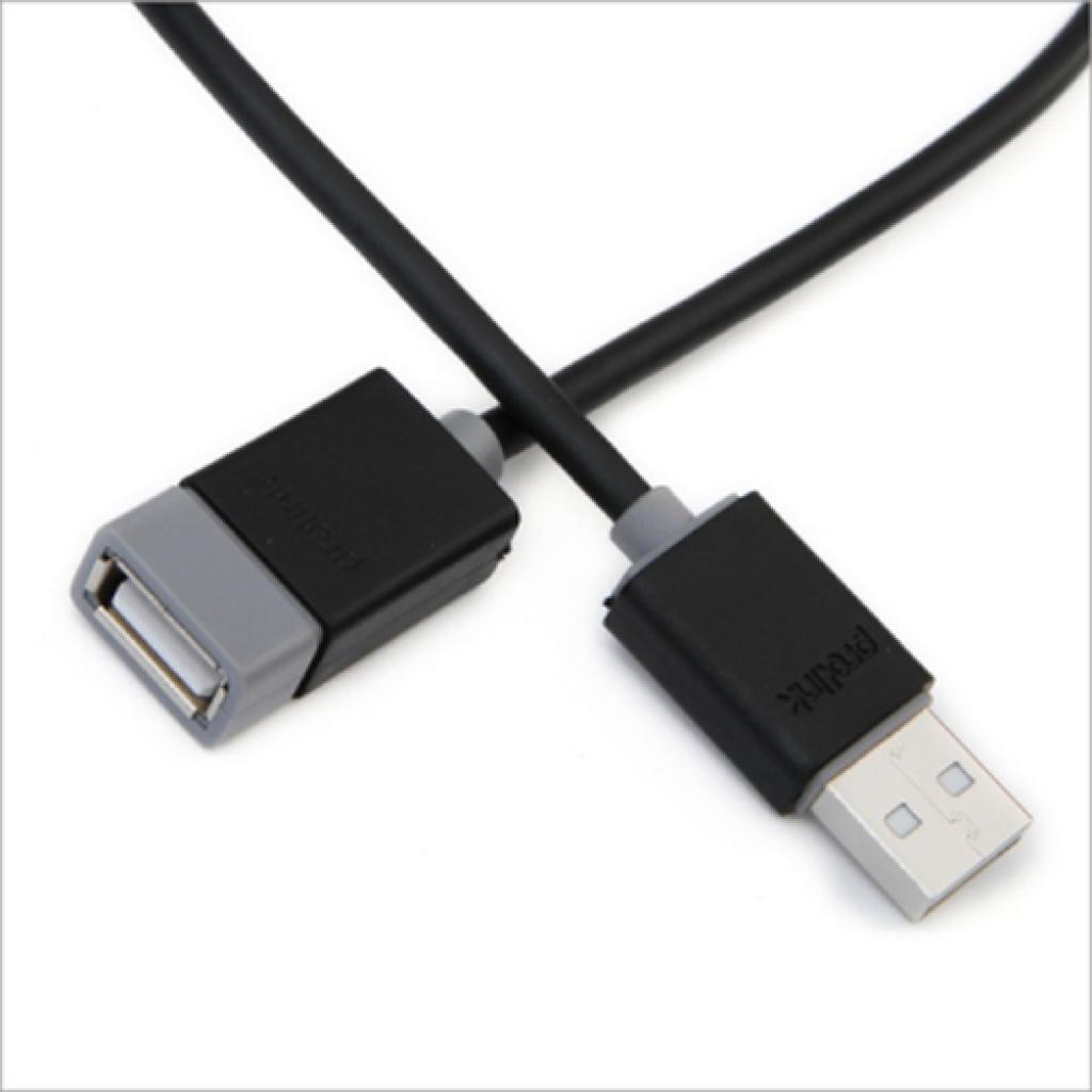 Дата кабель подовжувач USB 2.0 AM/AF 1.0m Prolink (PB467-0100) - 1