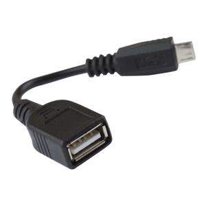Дата кабель OTG USB 2.0 AF to Micro 5P 0.1m Gemix (Art.GC 1651)