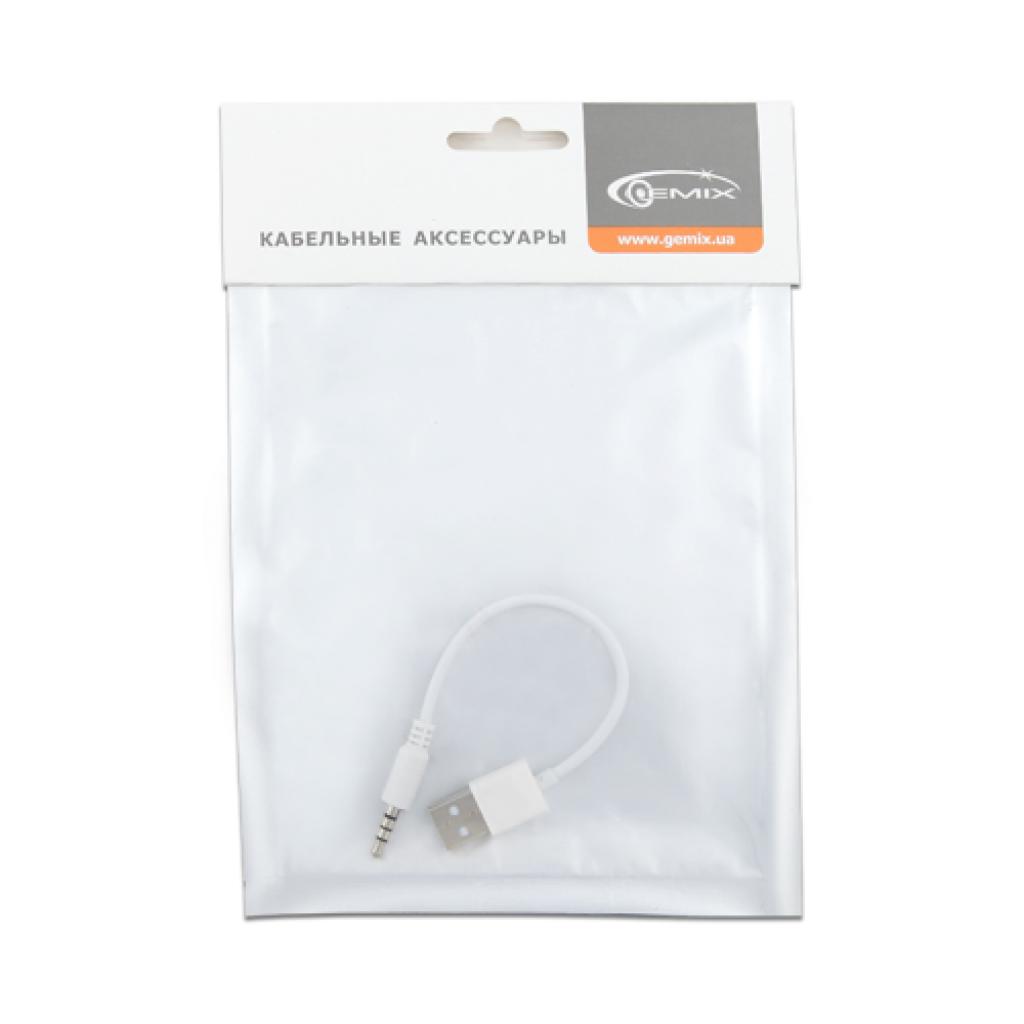 Дата кабель for iPod Shuffle 3G/4G 0.15m white Gemix (1913) - 1 Дата кабель for iPod Shuffle 3G/4G 0.15m white Gemix (1913) - 1