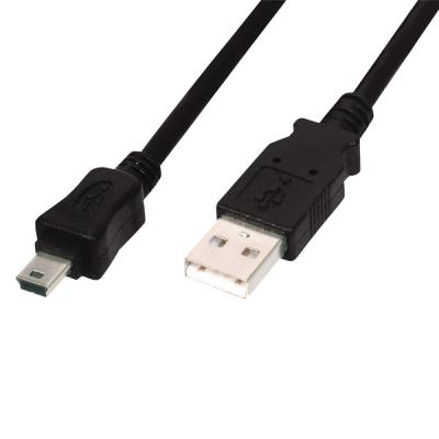 Дата кабель USB 2.0 AM to Mini 5P 1.8m Digitus (84128)