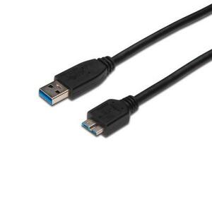 Дата кабель USB 3.0 AM to Micro 5P 1.0m Digitus (84133)