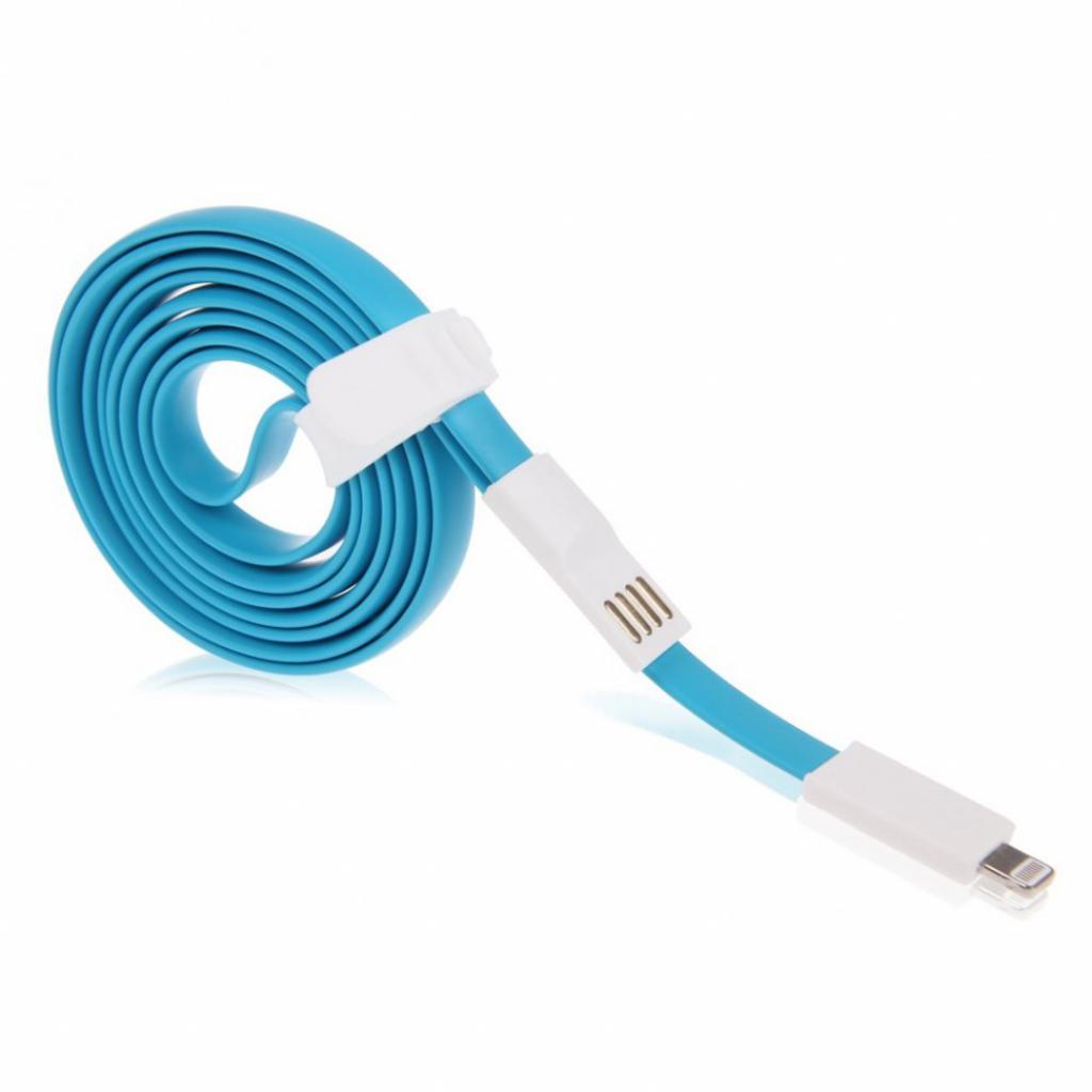 Дата кабель USB 2.0 – Micro USB 1.0м Blue Auzer (AC-M1BL) - 1