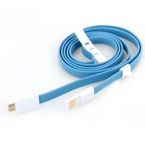 Дата кабель USB 2.0 – Lightning 8-pin 1.0м Blue Auzer (AC-L1BL)